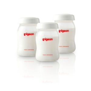 BIBERON P/ALMACENAMIENTO B/ANCHA BPA FREE 160ML X 3 PIGEON