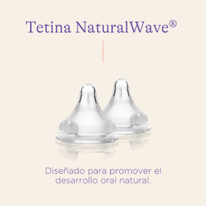 TETINA NATURAL WAVE FLUJO MEDIO 2s LANSINOH